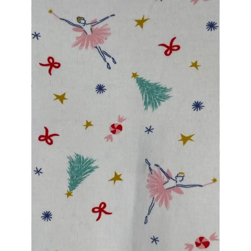 Crewcuts girl's holiday, festive ballerina print pajama set